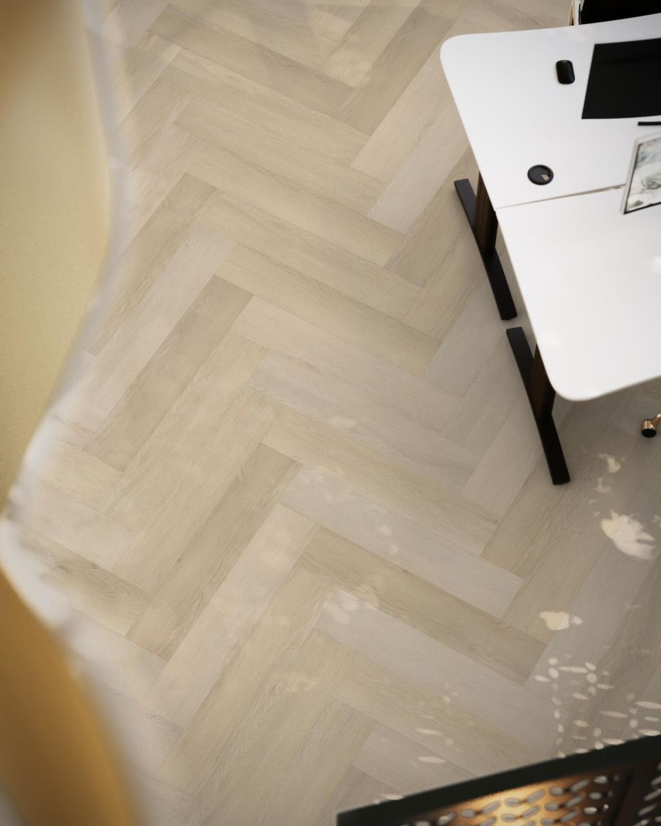 YUP Mayfair herringbone click SRC natural
