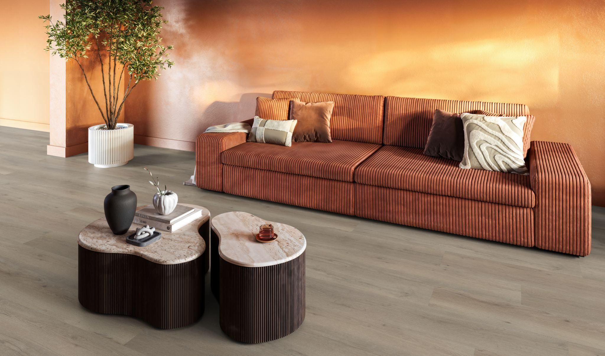 Leyton dryback light oak