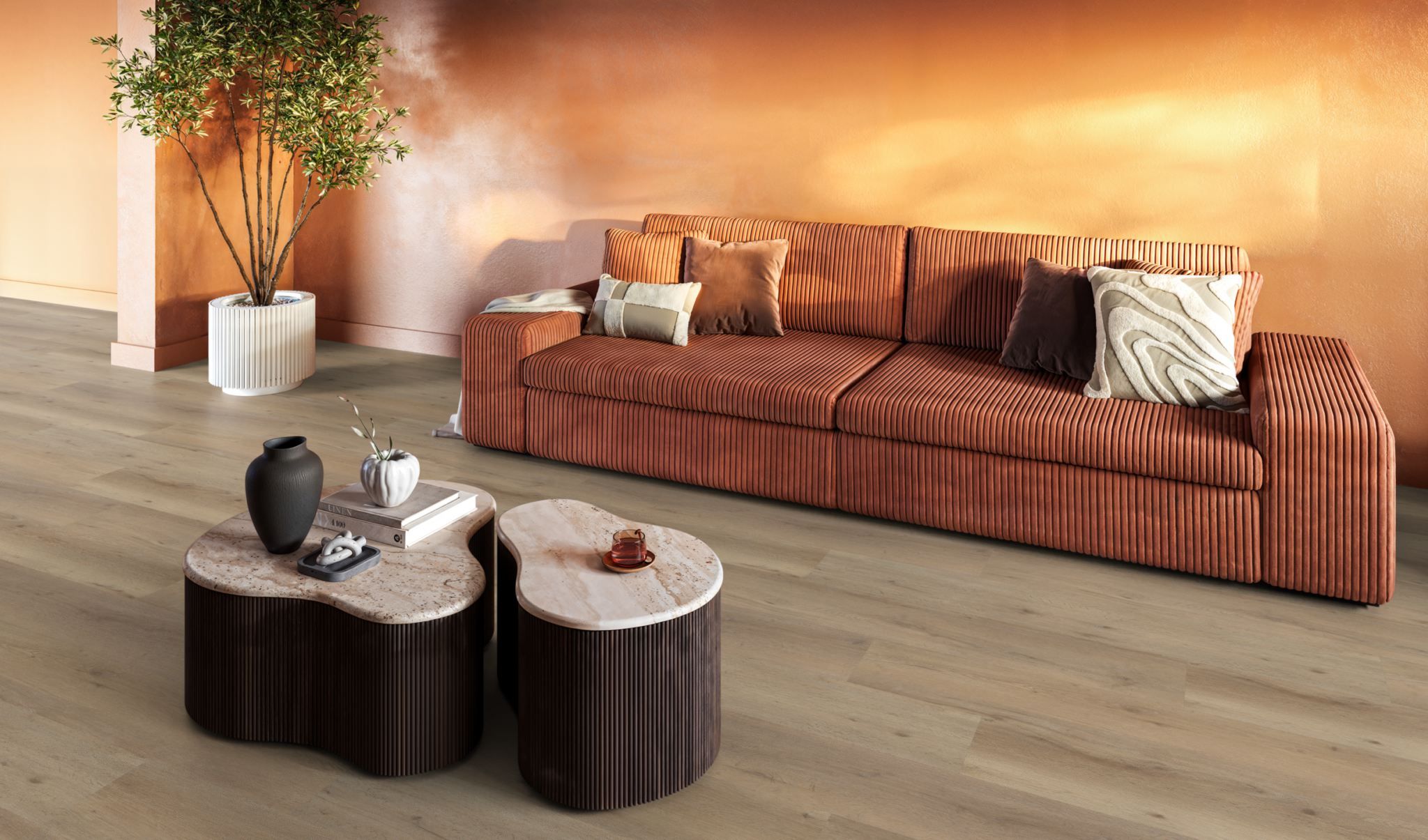 Leyton dryback natural oak
