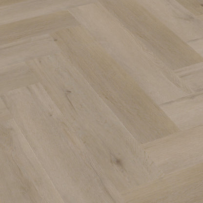 YUP Leyton herringbone dryback light oak