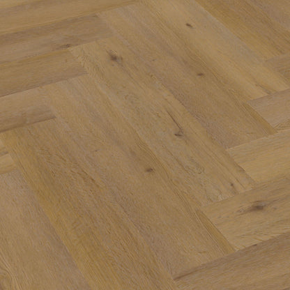 YUP Leyton herringbone dryback dark oak