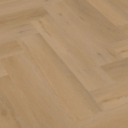 YUP Leyton herringbone dryback warm oak