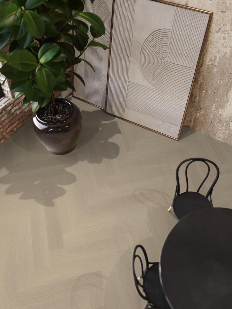 YUP Fulham visgraat beige