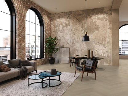 YUP Fulham visgraat beige