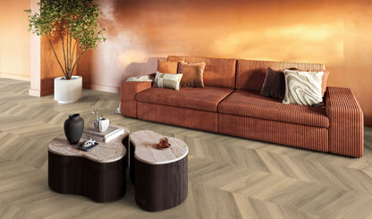 YUP Chevron dryback beige