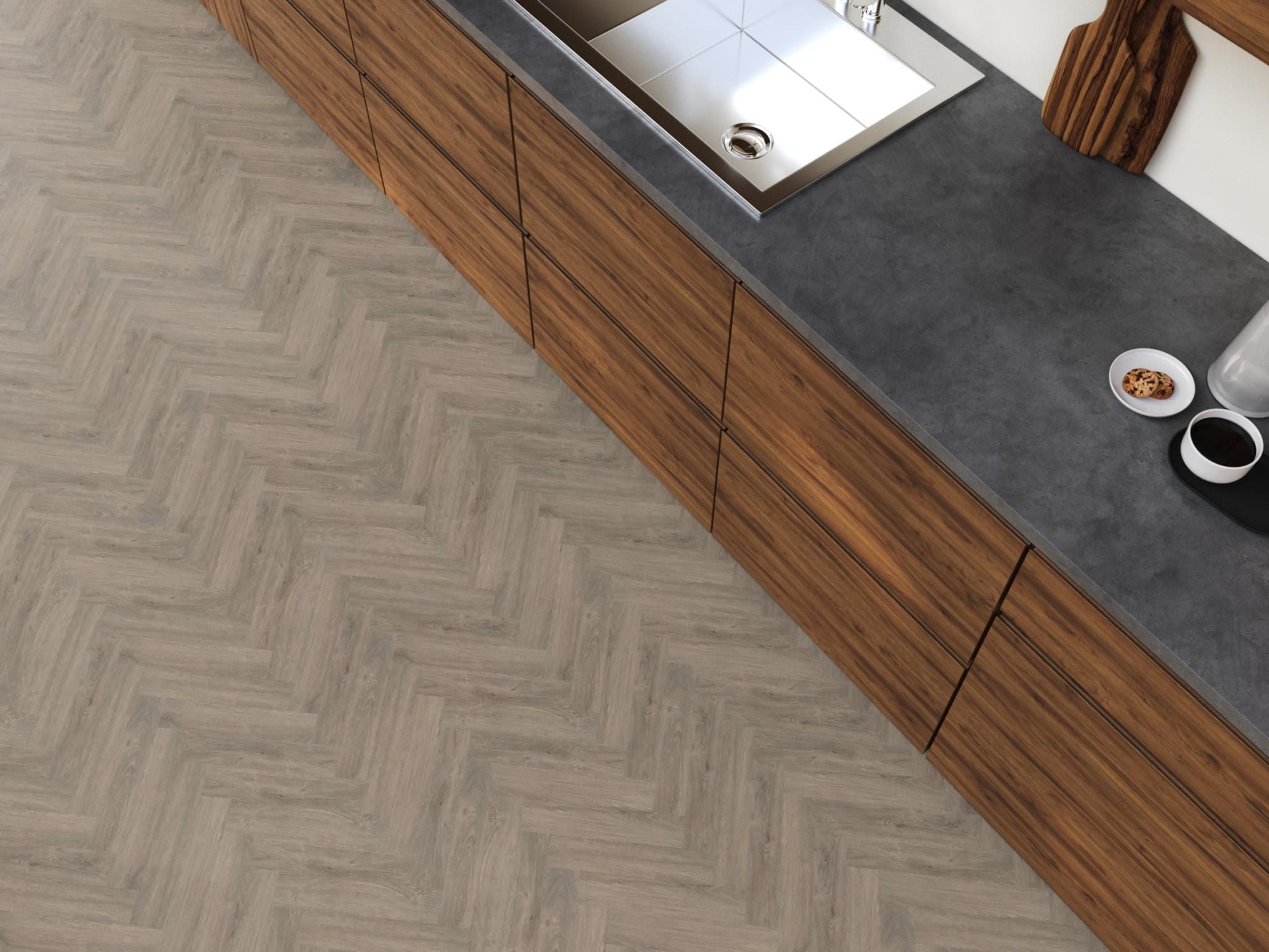 YUP Herringbone dryback smoky