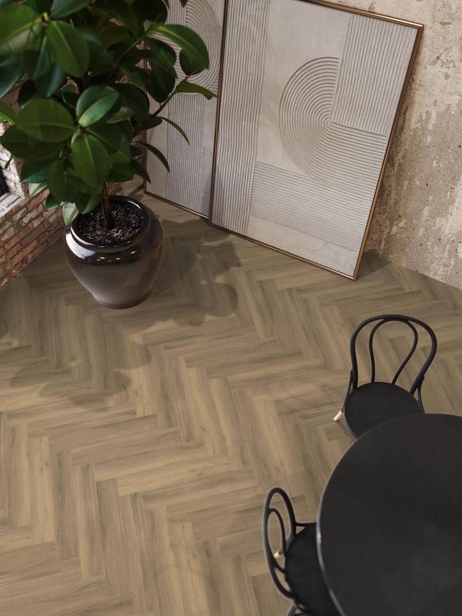 YUP Herringbone dryback natural