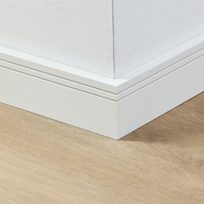 Co-pro gelakte plint milaan wit 70x15
