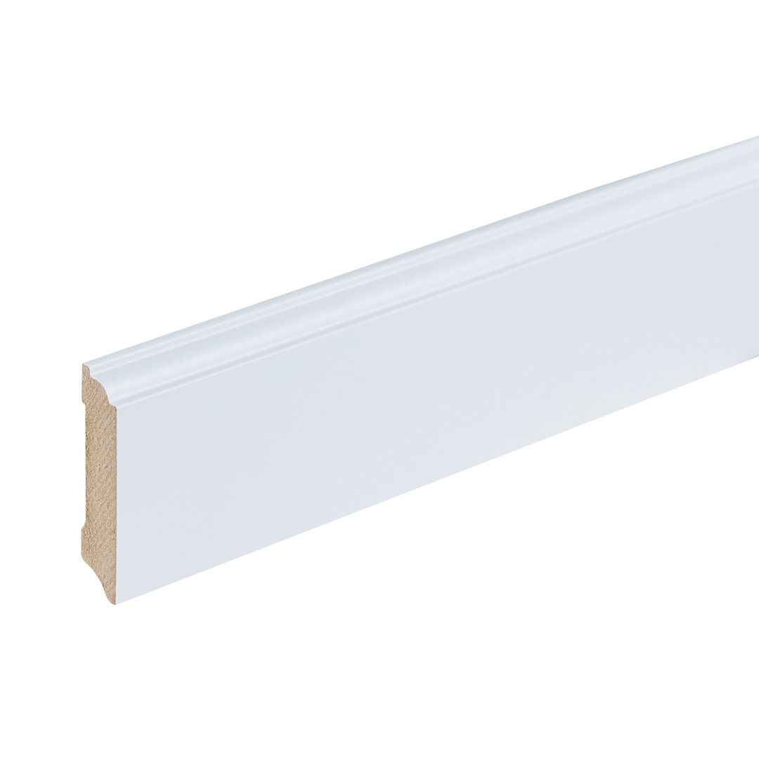 Co-pro folieplint praag wit 70x15
