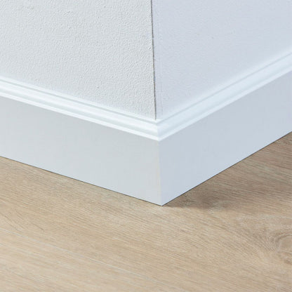 Co-pro folieplint praag wit 70x15