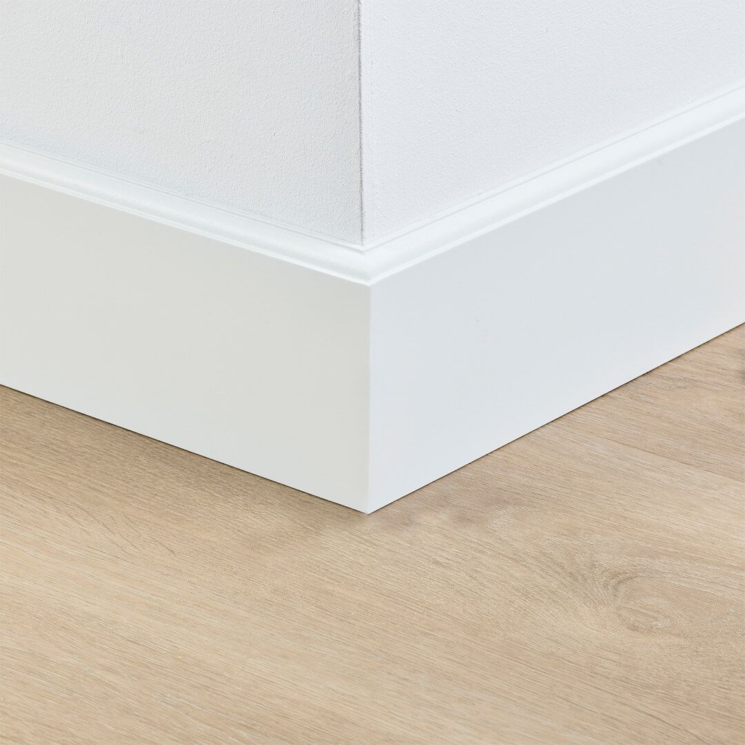 Co-pro gelakte plint praag wit 120x15