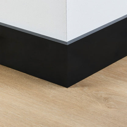 Co-pro gelakte plint amsterdam zwart 120x15