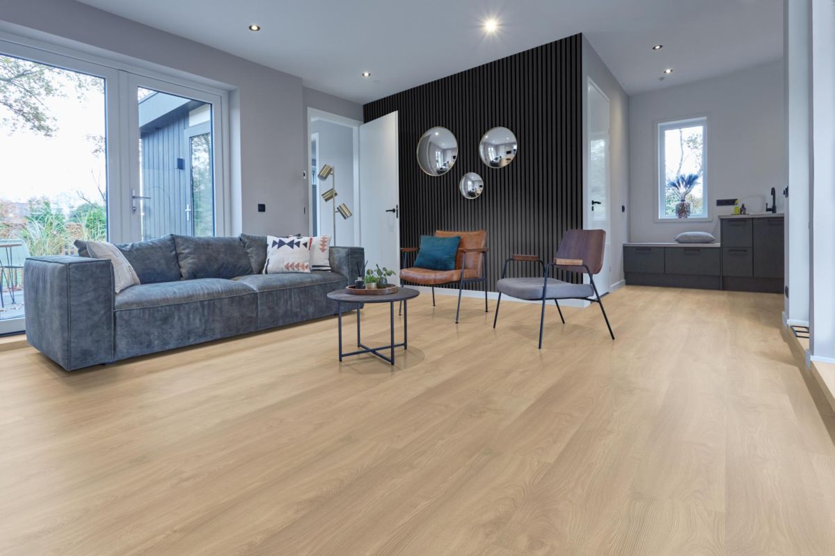 Silentlines lattenwand zwart eiken
