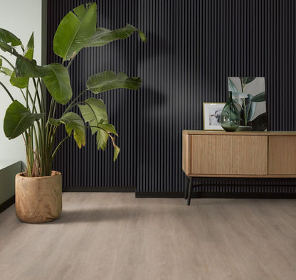Silentlines lattenwand zwart eiken