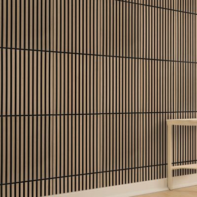 Silentlines lattenwand tegel licht eiken
